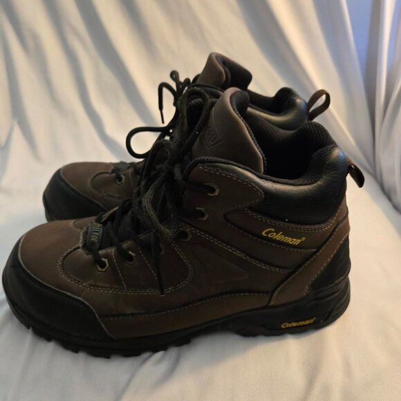 Coleman Workwear Boots Mens Size 10W Brown Trent Steel Toe Work Oil Resistant main image 6